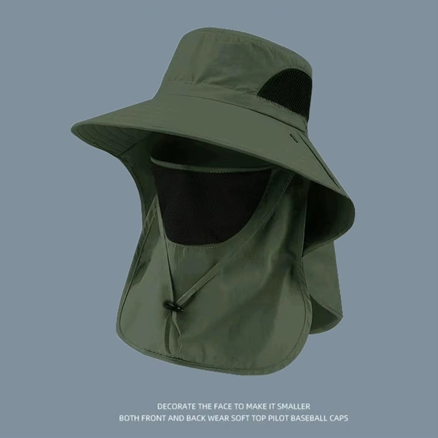 Sun Protection Hat with Neck Cover Cool Beach Hat Travel Brim Summer UV Hats for Summer Beach Fishing Hiking