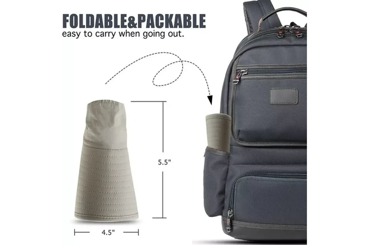 Unisex Wide Brim Sun Hat with Neck Flap for Hiking & Fishing